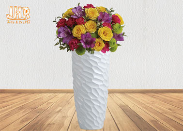 Dekorative moderne Art-Fiberglas-Blumen-Töpfe für künstliche Anlagen 2 Größen