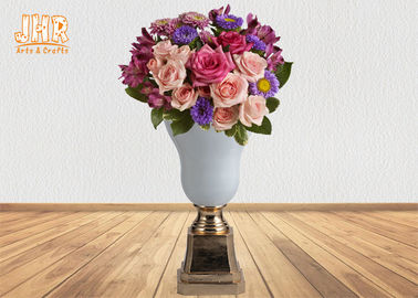 Kreative Form-Fiberglas-Mittelstück-Tabellen-Vasen-dekorative Pflanzer