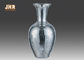 Fiberglas-Tabellen-Vasen-Silber-Mosaik-Glas-Vasen für künstliche Blumen-Inneneinrichtung