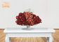 Füßige glatte weiße Fiberglas-Mittelstück-Tabellen-Vasen-Blumen-Umhüllungs-Schüssel