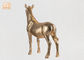 Dekorative figürchen-Pferdeskulptur-Tabellen-Statue Goldblatt Polyresin Tier