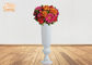 Glänzende weiße Fiberglas-Pflanzer-Boden-Vasen-Schalen-Innenform-große Töpfe