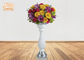 Blattsilber-Fiberglas-Blumen-Schüssel-Sockel-Pflanzenbestand-Heiratsdekor