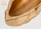 Gold trieb Fiberglas-Blumen-Umhüllungs-Schüssel-dekorative Tabellen-Vasen-Boots-Form Blätter