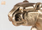 Goldblatt Polyresin-Leopard-Skulptur-Faser-Glas-Tiertabellen-Statuen-Figürchen