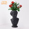 33.5x32x44.5cm Clay Flower Pots Antique Bronze Anlage Lion Statue Indoor Planters
